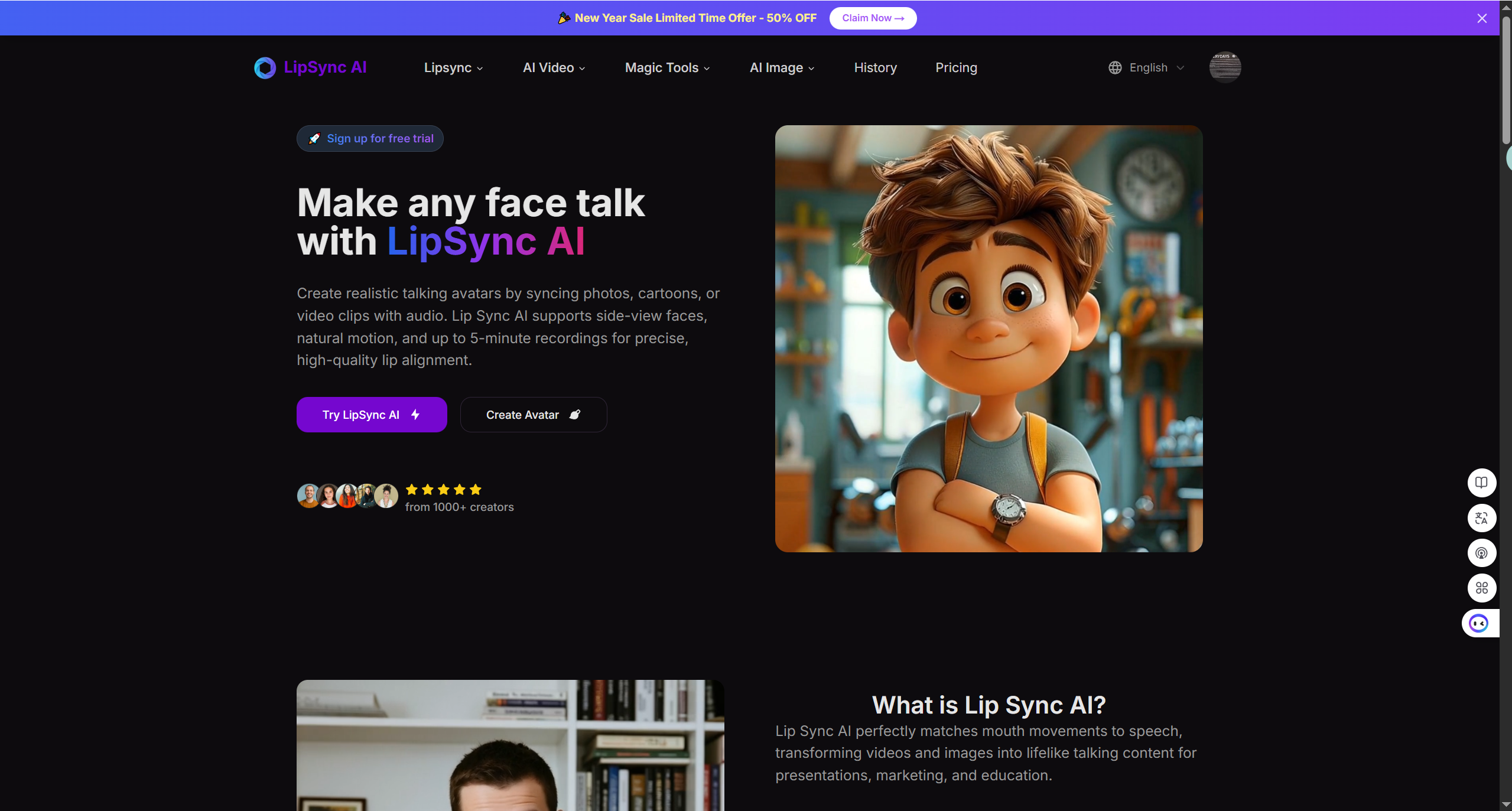 Lipsync AI Gallery Image