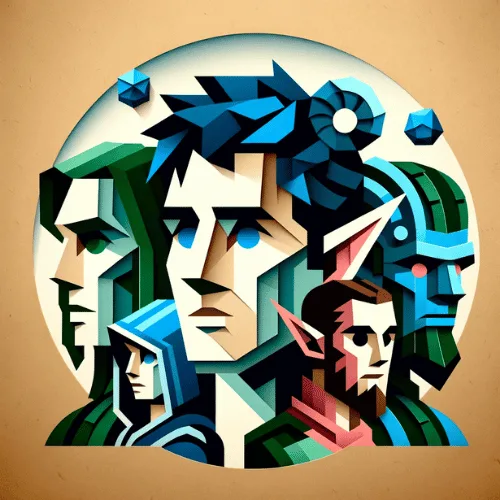 D&amp;D Character Portraits Logo