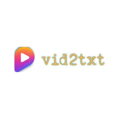 Vid2txt Logo
